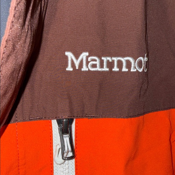Marmot mens sugarbush jacket Marsala Brown/Mars Orange Size M - Picture 2 of 5